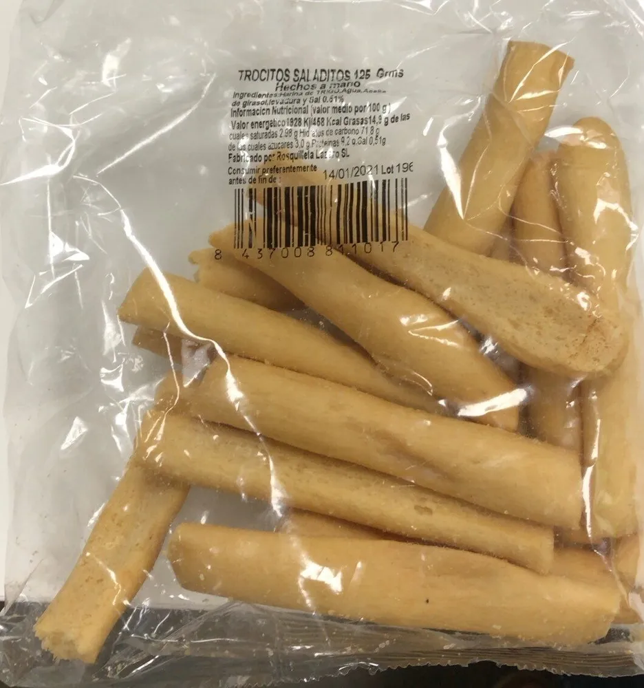 Trocitos saladitos 125grms