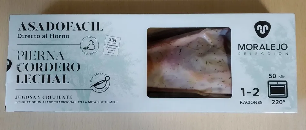 Asado fácil pierna de cordero lechal