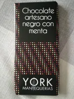 Chocolate negro con menta