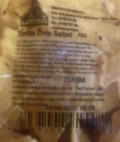 Tortilla chip salted
