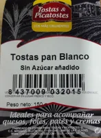 Tostas de pan blanco