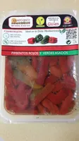 Pimientos rojos y verdes asados