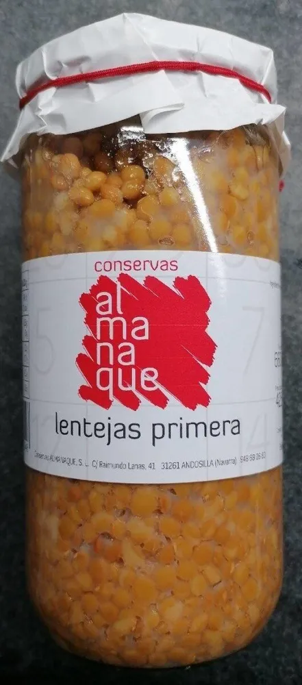 Lentejas primera