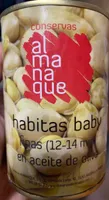 Habitas baby en aceite de oliva