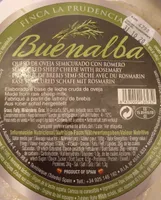 Queso oveja semicurado con romero Buenalba