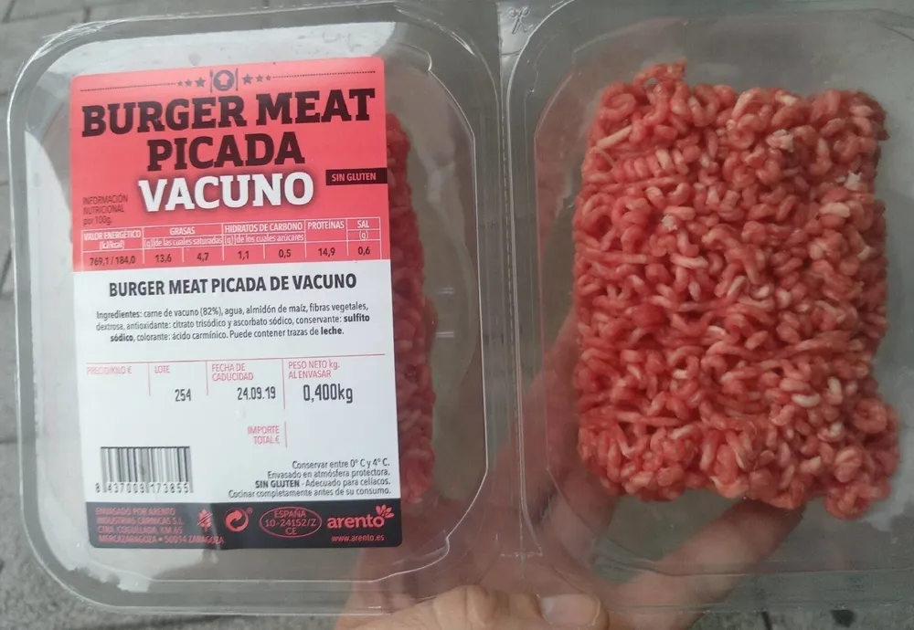 Burguer meat picada