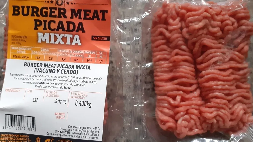 Burger meta picada mixta