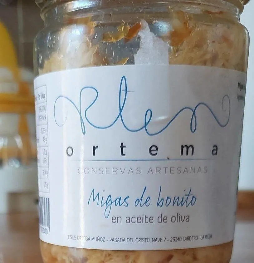 Migas de bonito en aceite de oliva