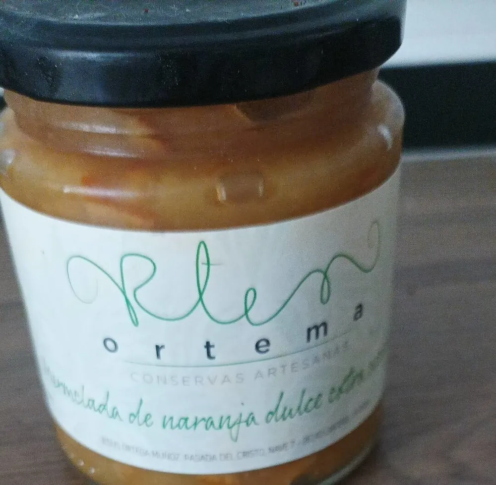 Mermelada naranja dulce extra ecológica
