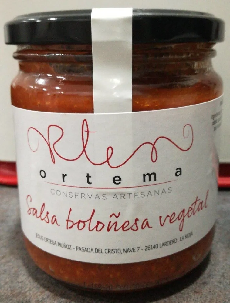 Salsa boloñesa vegetal