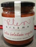 Salsa boloñesa vegetal
