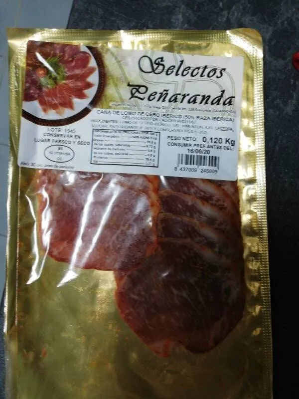 CAÑA DE LOMO DE CERDO IBÉRICO (50% RAZA IBÉRICA)
