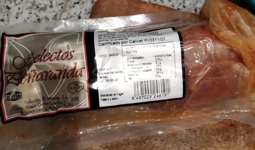 caña de lomo de cebo iberico