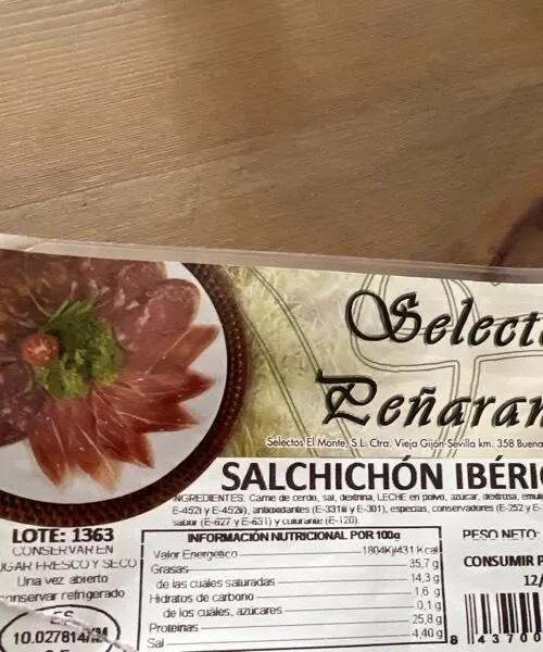 Salchichon iberico