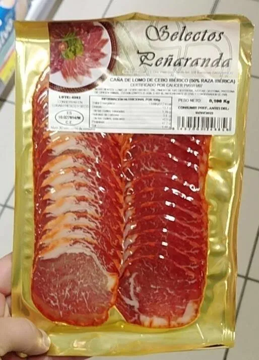 Lomo de cebo ibérico