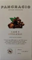 Chocolate con café y avellanas