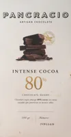 Chocolate negro intense cocoa 80%
