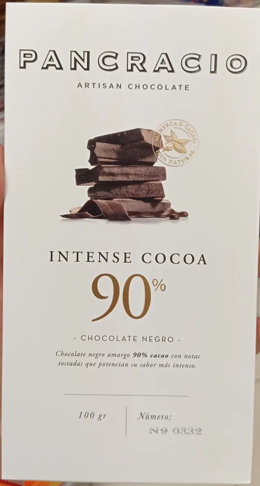 Chocolate negro 90%