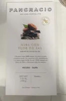 Nibs de hocolate negro con flor de sal
