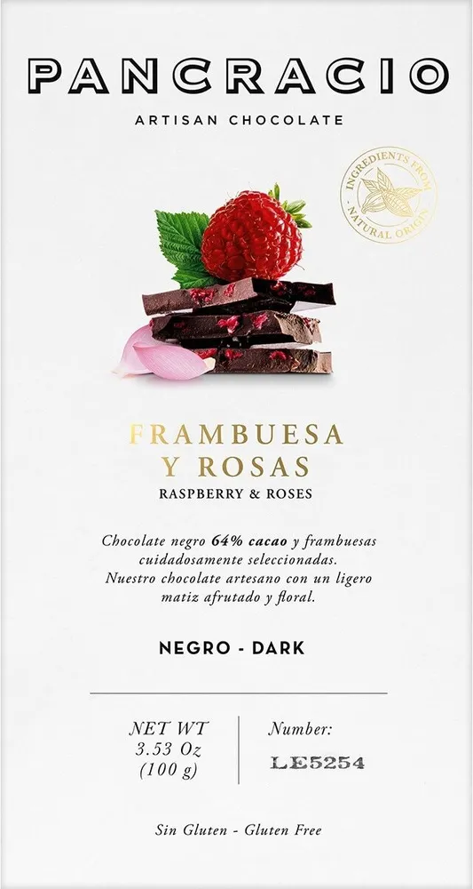 PANCRAGS PANCRACIO ARTISAN CHOCOLATE NGREDIENTS NA