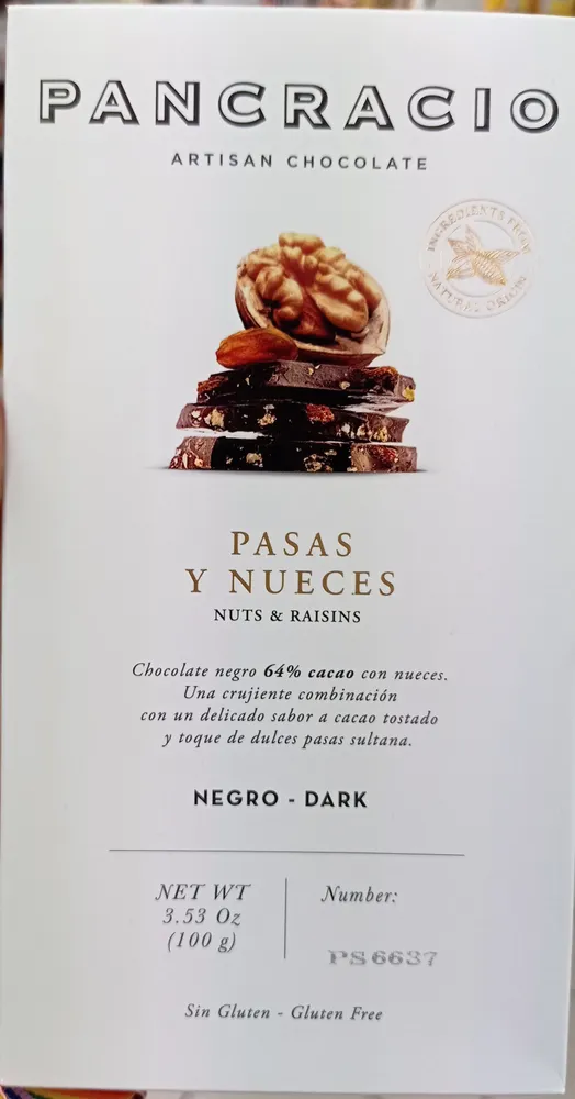 Pasas y nueces