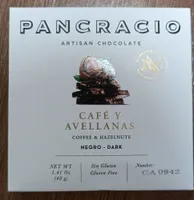 Café y avellanas negro