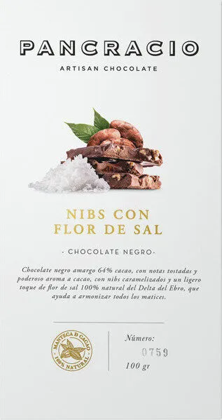 Chocolate negro con flor de sal