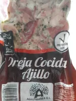 Oreja cocida ajillo