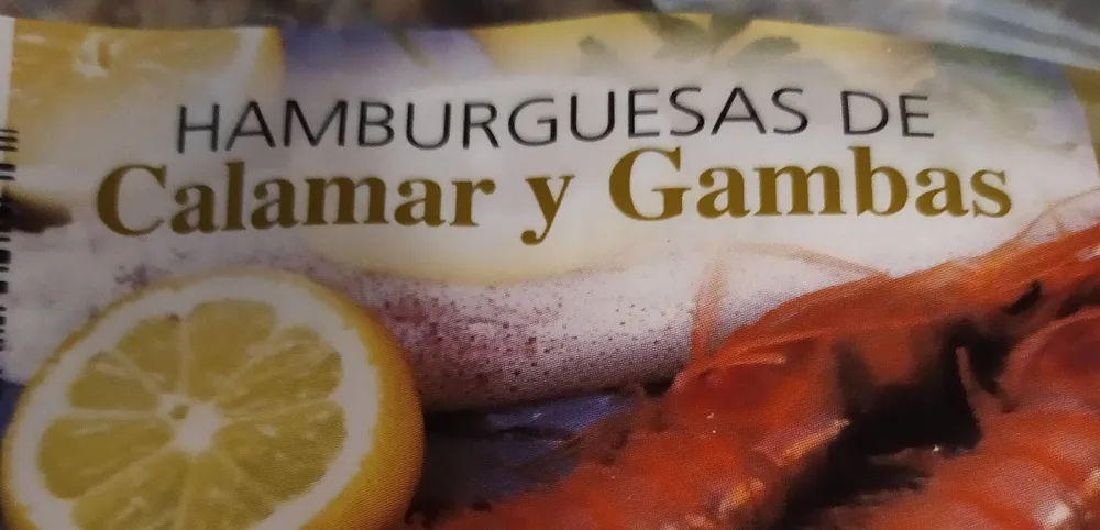 Hamburguesas de calamar y gambas