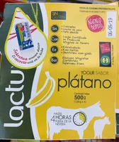 Lactuyogur yogur sabor plátano