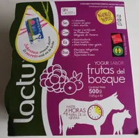 Yogur frutas del bosque