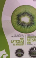 Yogur con mermelada de kiwi