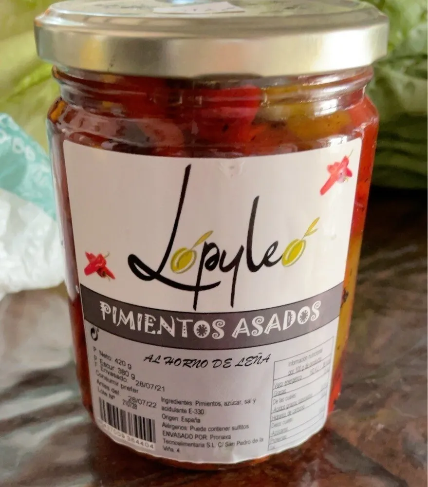 Pimientos asados