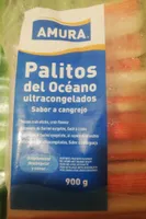 Palitos del océano ultracongelados sabor a cangrejo