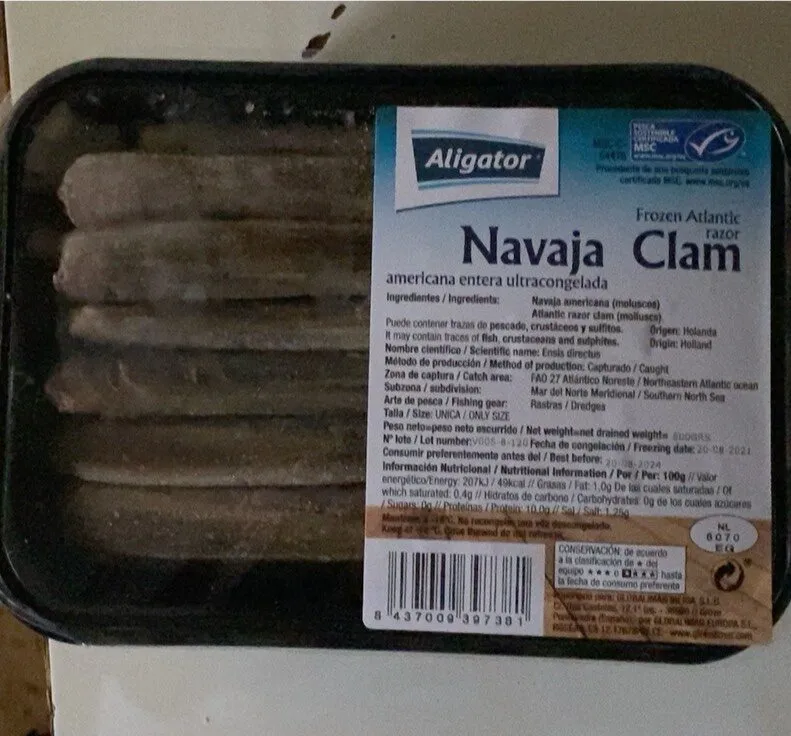 Navaja Clam