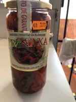 Pimientos asados con leña en su jugo