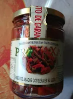 Pimientos asados con leña en su jugo