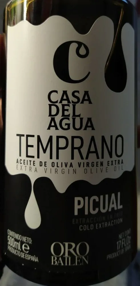 Aceite de oliva Virgen extra picual