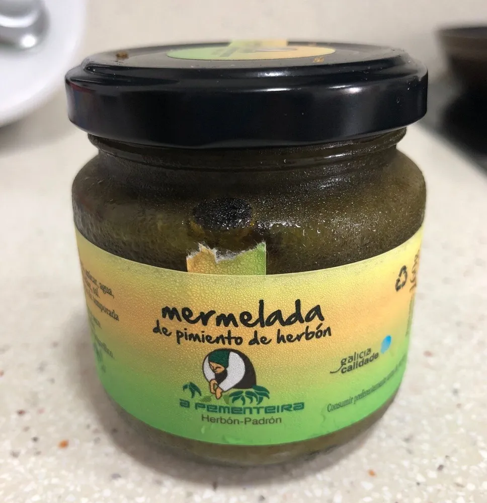 Mermelada de pimiento de herbón