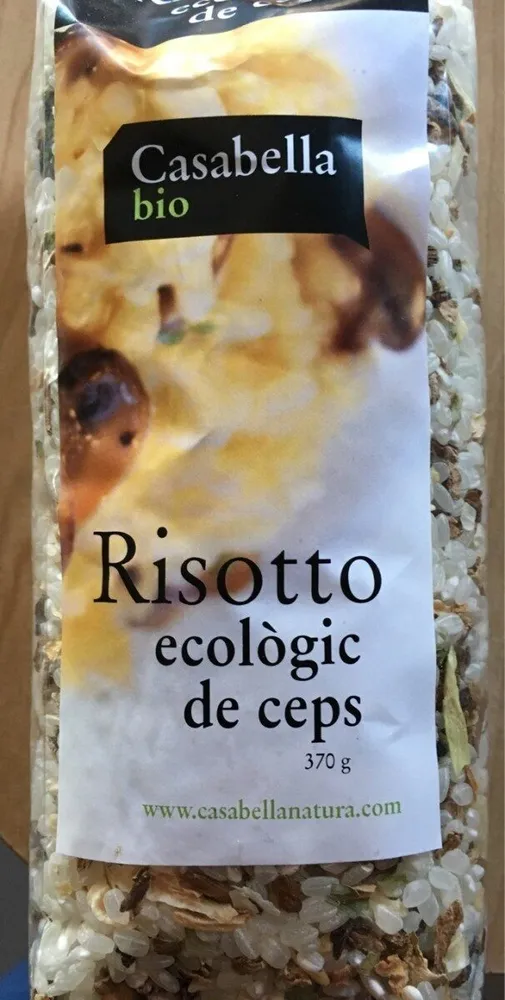Risotto ecològic de ceps