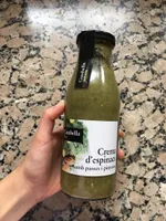 Crema d'espinacs amb panses i pinyons