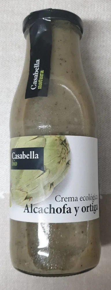 Crema ecológica Alcachofa y Ortiga