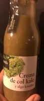 Crema de col kale y alga kombu