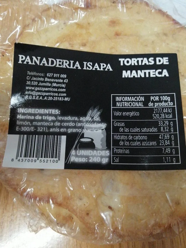 Tortas de manteca