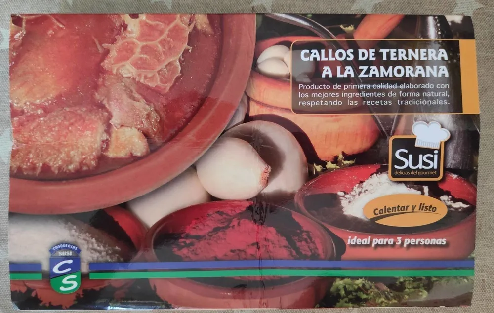 Callos de ternera a la zamorana
