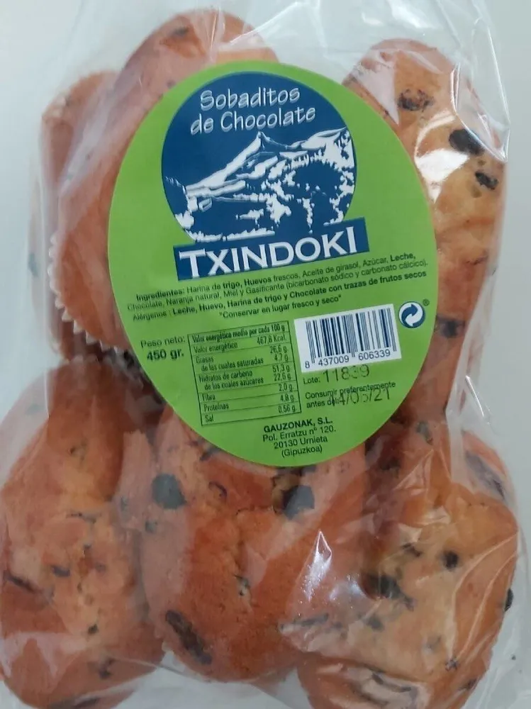 Sobaditos de chocolate