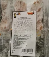 Lazos de hojaldre blancos