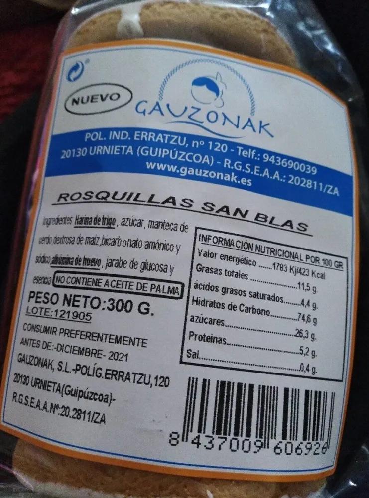 Rosquillas San Blas