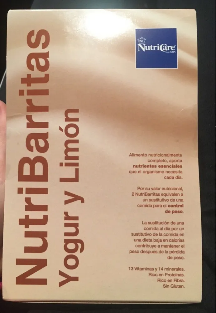 Yogur y limón nutribarritas