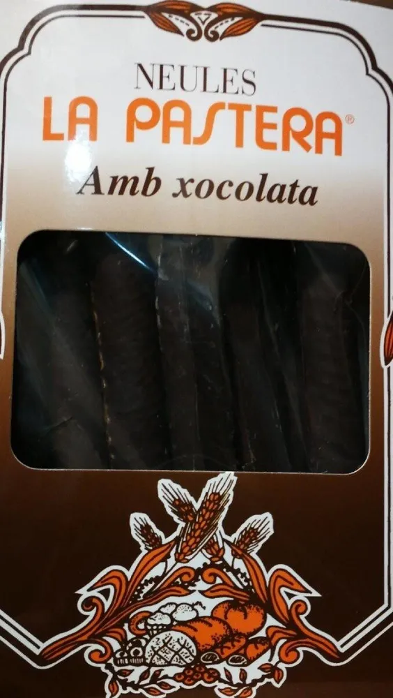 Neulas con chocolate